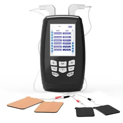 Electric Muscle Stimulator Back Neck Electrode Massage Machine Relief Fitness Relaxing Full Body Massager Apparatus