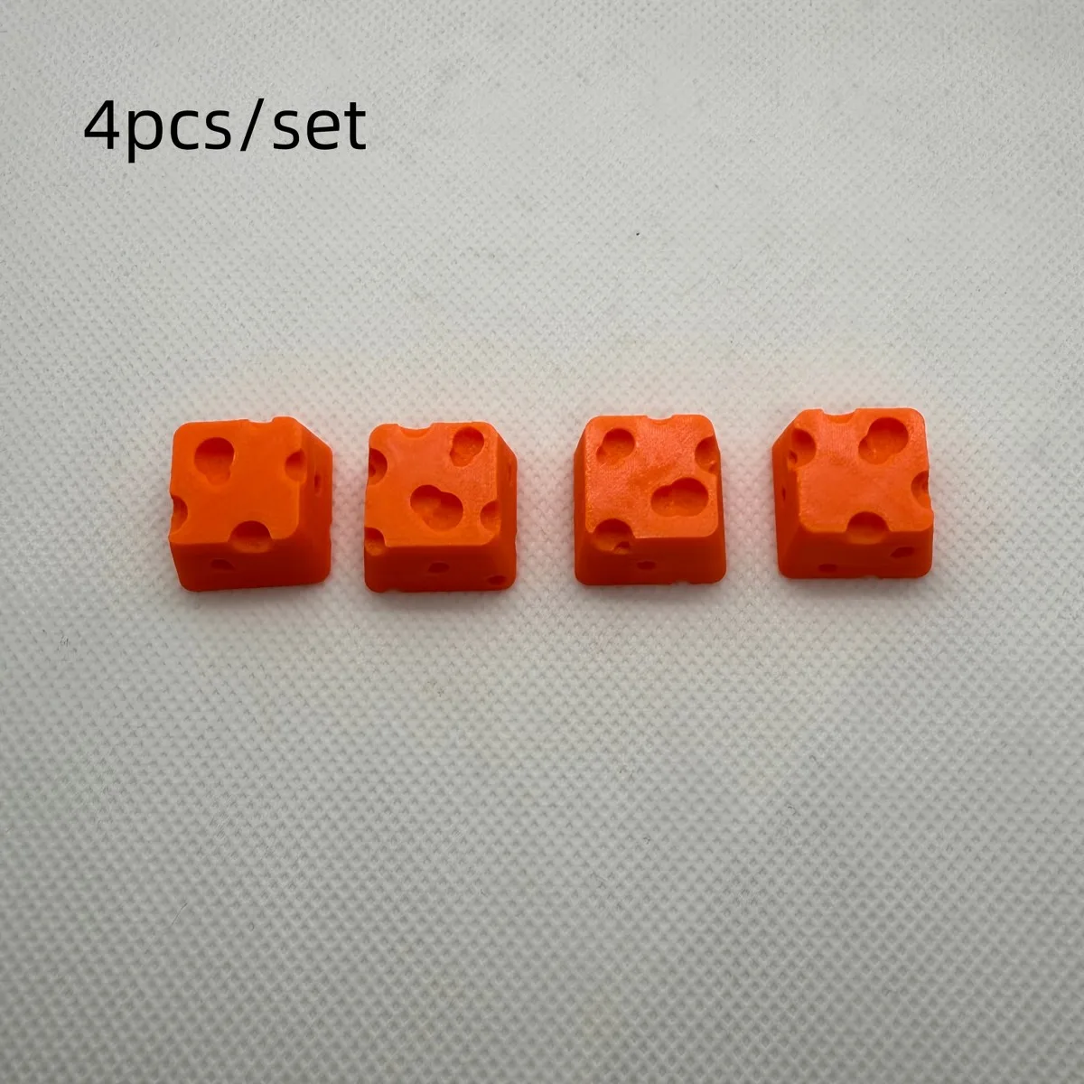 Creative cheese shaped keycaps, DIY fun keycaps, compatible with most mechanical keyboards, cute aesthetic desktop decoration
