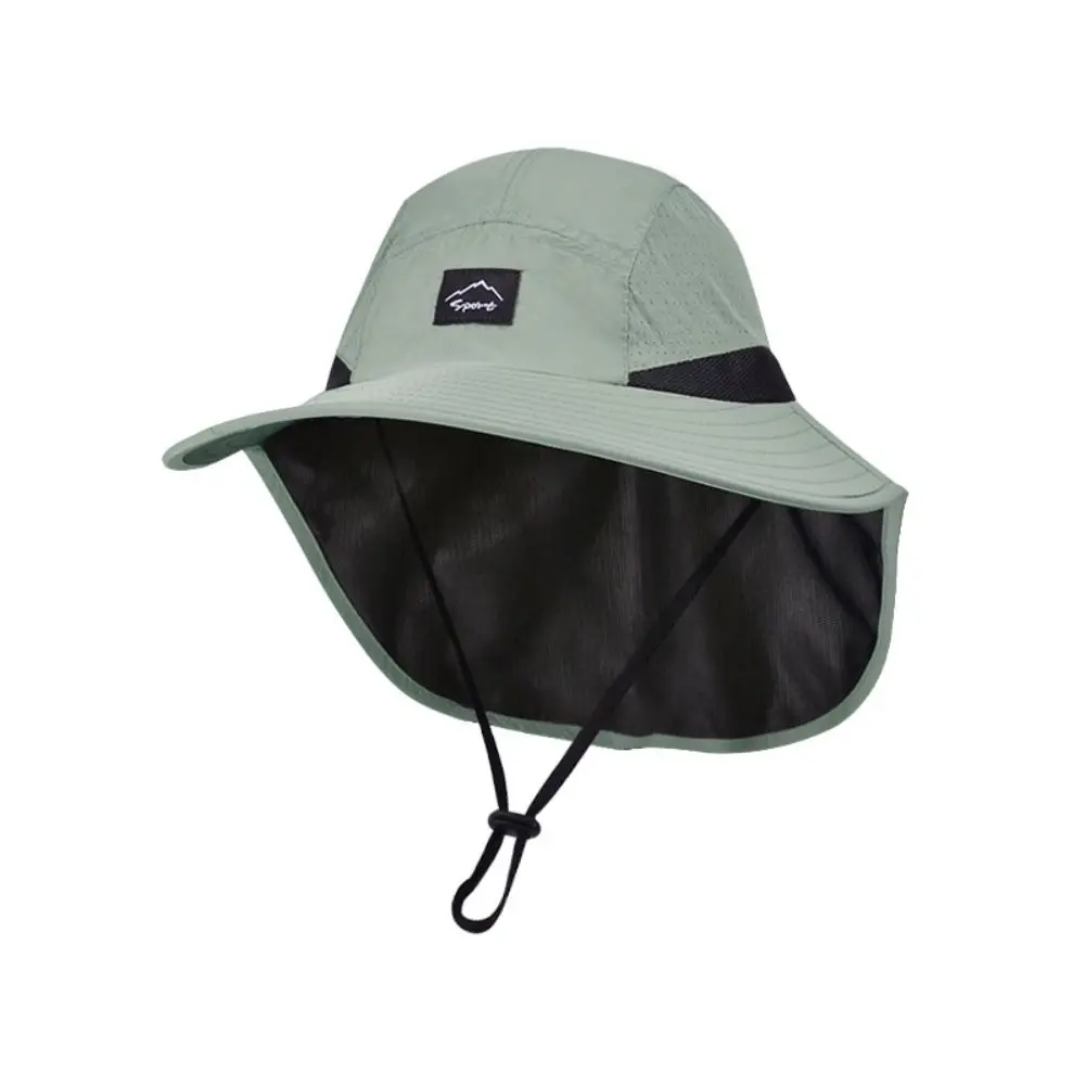 

Big Brim Shawl Children's Summer Hat Neck Ear Cover Sun Protection Kids Sunscreen Hat Bucket Cap Anti UV Kids Beach Caps