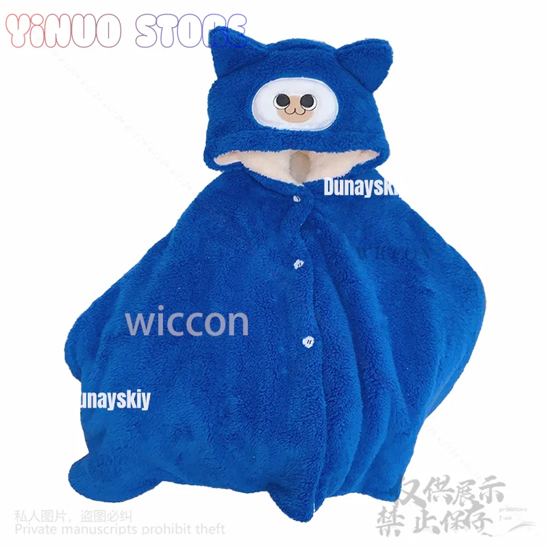 Kawaii Anime Elu Cat Cosplay Kostum Baju Tidur Anak Laki-laki Anak Perempuan Karena Onesies Piyama Jumpsuit Berbulu Hadiah Natal Anak-anak Anime Disesuaikan