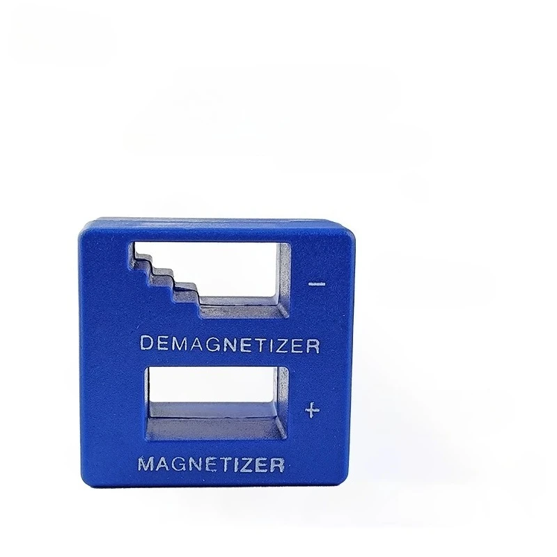 Magnetizer Demagnetizer Tool Blue Portable Screwdriver Magnetic Charger Degausser for Bits Screw Driver Hand Repair Tools