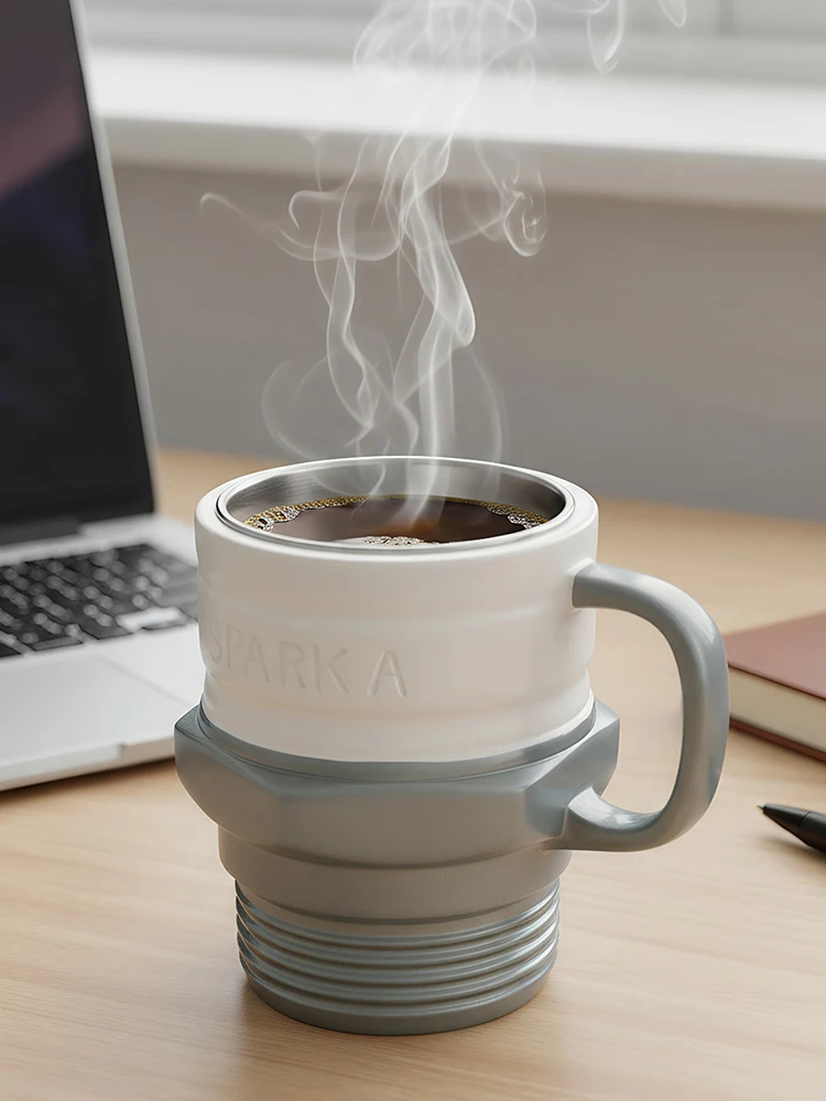 

Spark Plug Coffee Mug Automotive Themed Coffee Mug Engine Design Plain Coffee Mugs Personalized Coffee Mug for Man Birthday Gift