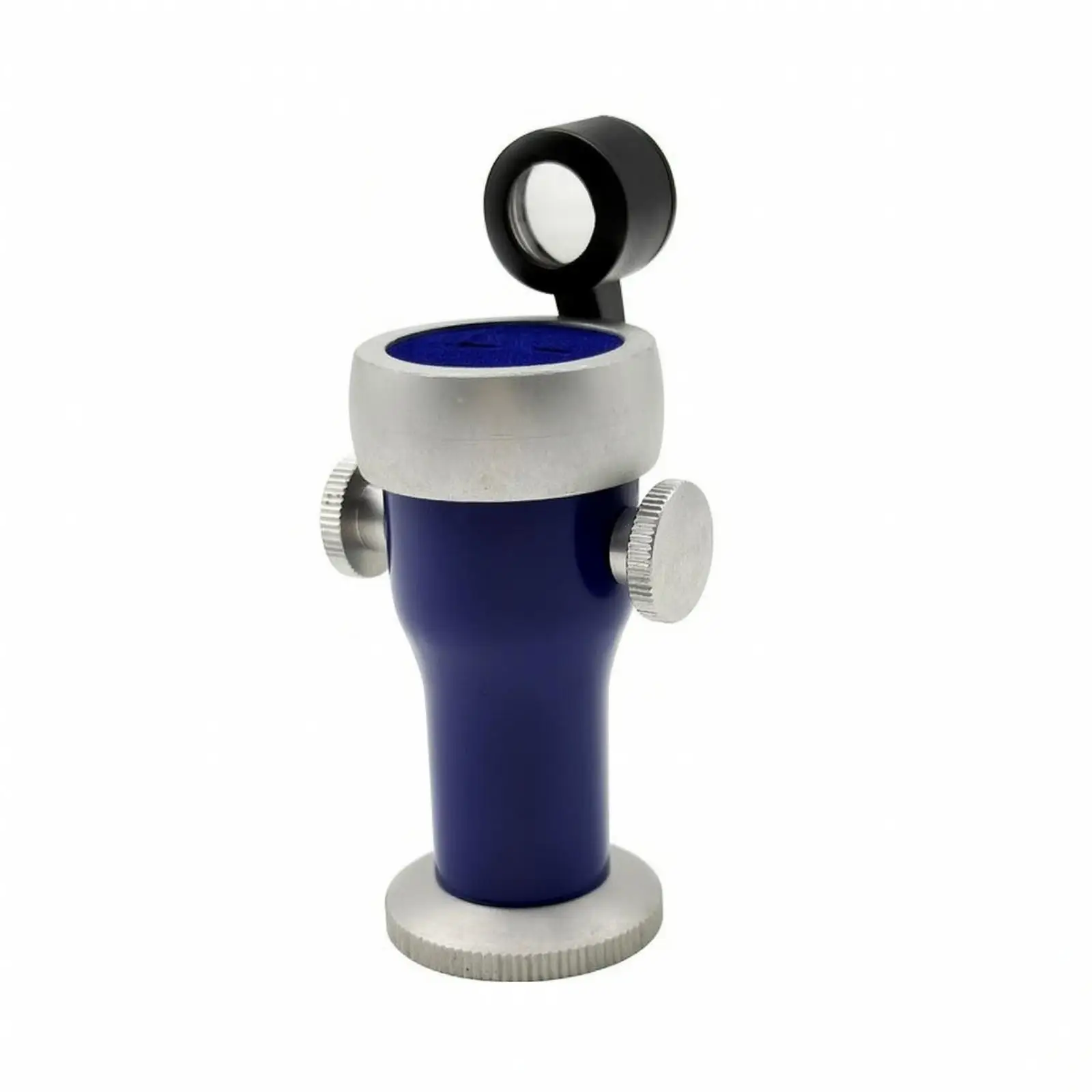 Metal Glass Jewelry Magnifier Loupe for Diamond Testing Device Girdle Viewer for Gemstone Art and Setting
