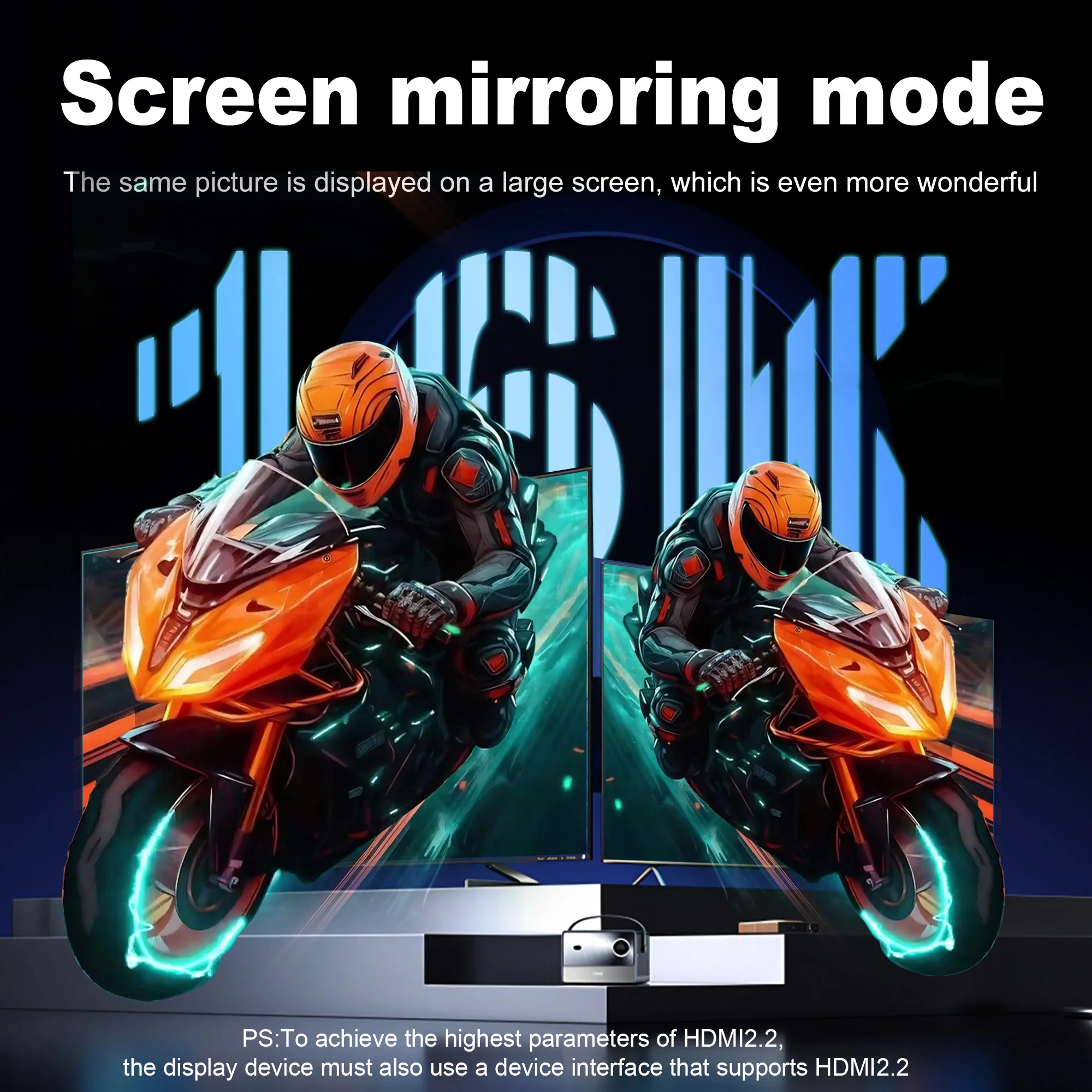 كابل متوافق مع HDMI 16K كابل HDMI 2.2 16K @ 30 هرتز/60 هرتز 8K @ 120 هرتز 4K @ 240 هرتز HDR eARC 96 جيجابت في الثانية لأجهزة الكمبيوتر المحمول HDTV Xbox PS5 Switch