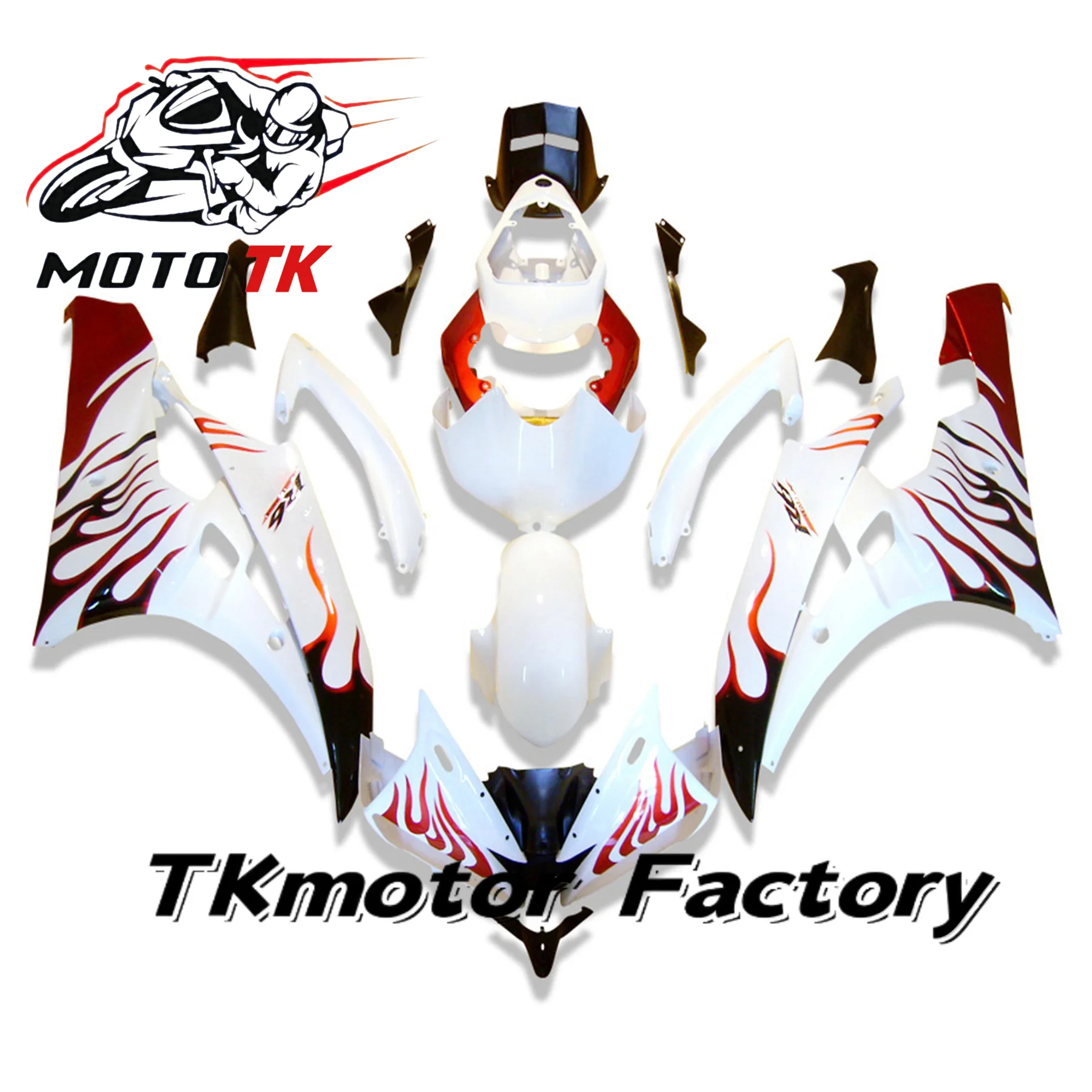 

Full kit Fairing Kit For Yamaha YZF R6 2006 2007 Motorcycle Fairing Kit Injection Molded ABS Plastic Bodywork Full Assembly 07