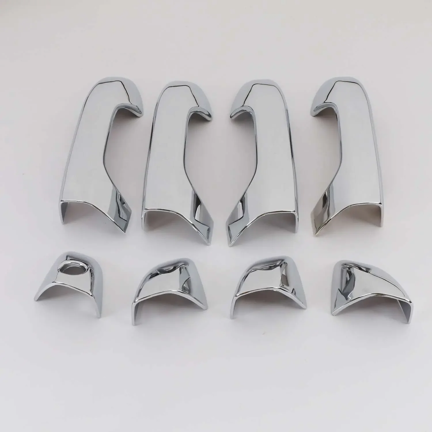 For Kia Sportage QL KX5 2016-2020 Carbon Fiber Chrome Car Door Handle Bowl Cover Trim Sticker Styling Accessories
