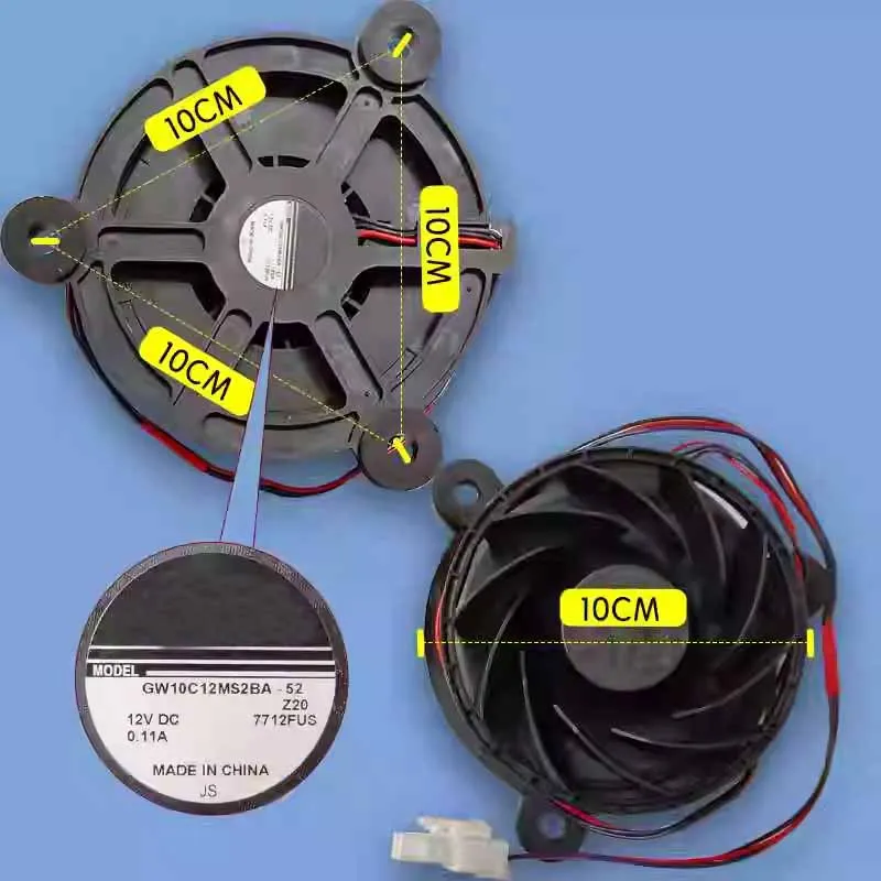 冷却ファン-dc12v-011a-ハイアール冷蔵庫用内蔵部品-gw10c12ms2ba-52