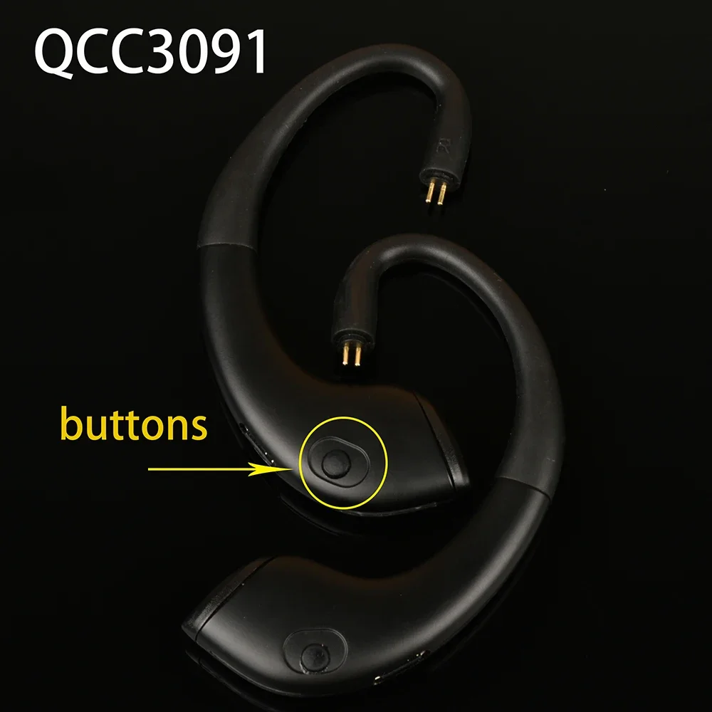 QCC3091 APT-X LDAC Adaptive AptX HD AAC Lossless HiFi TWS earphone 0.78 MMCX Bluetooth  Receiver