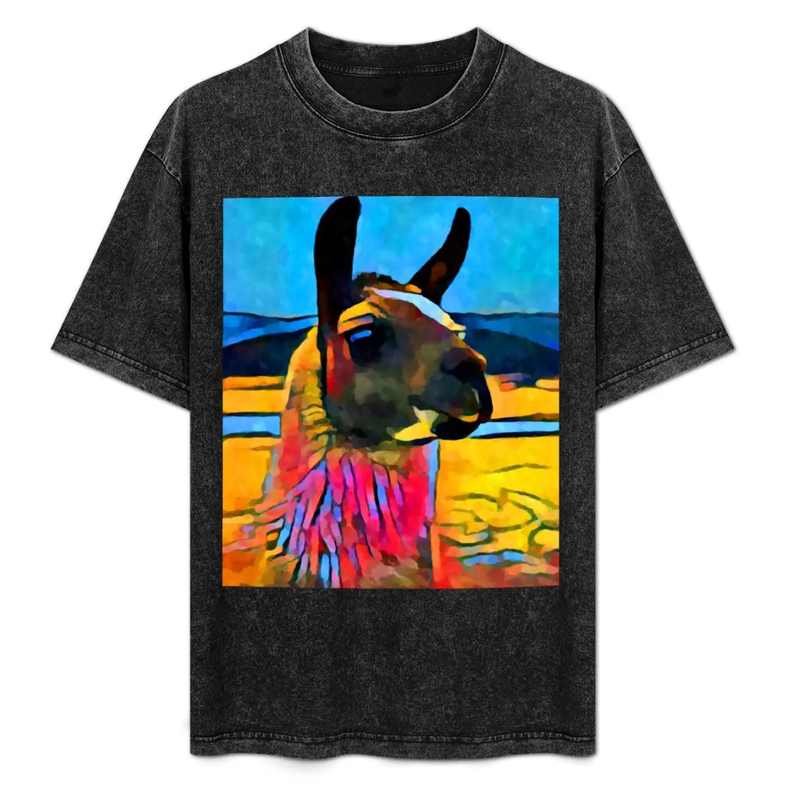 

Llama T-Shirt Soft Cotton Print T-Shirt