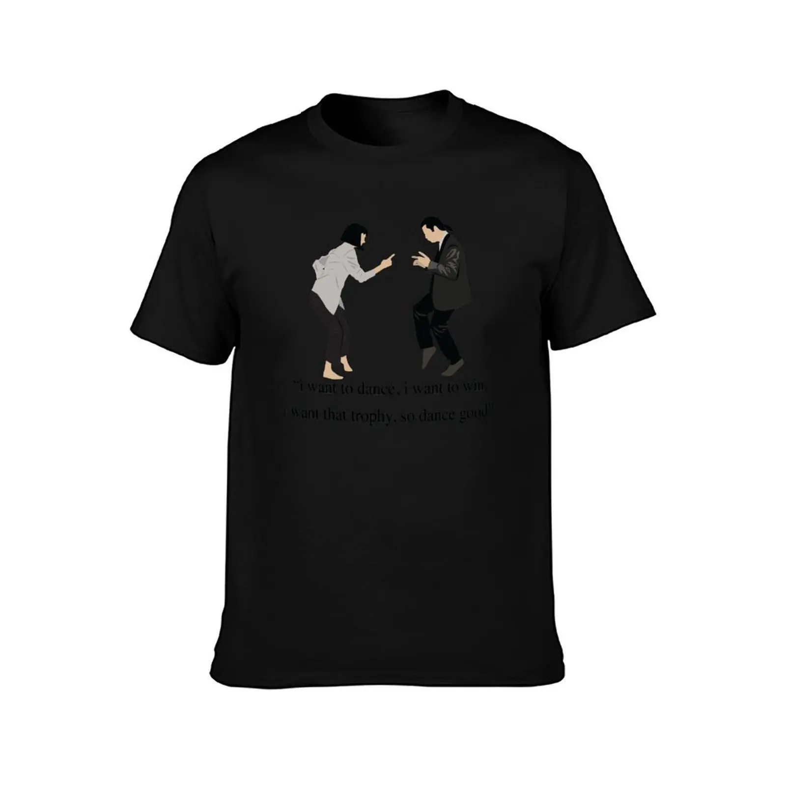 Pulp Fiction - I Want to Dance T-Shirt Anti-Pilling Casual T-Shirt