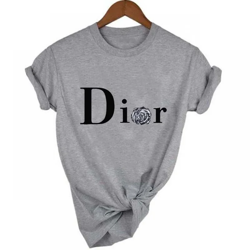 Chemise à manches courtes pour hommes et femmes, T-shirt basique à col rond, à la mode, décontracté, à manches courtes, flambant neuf, été