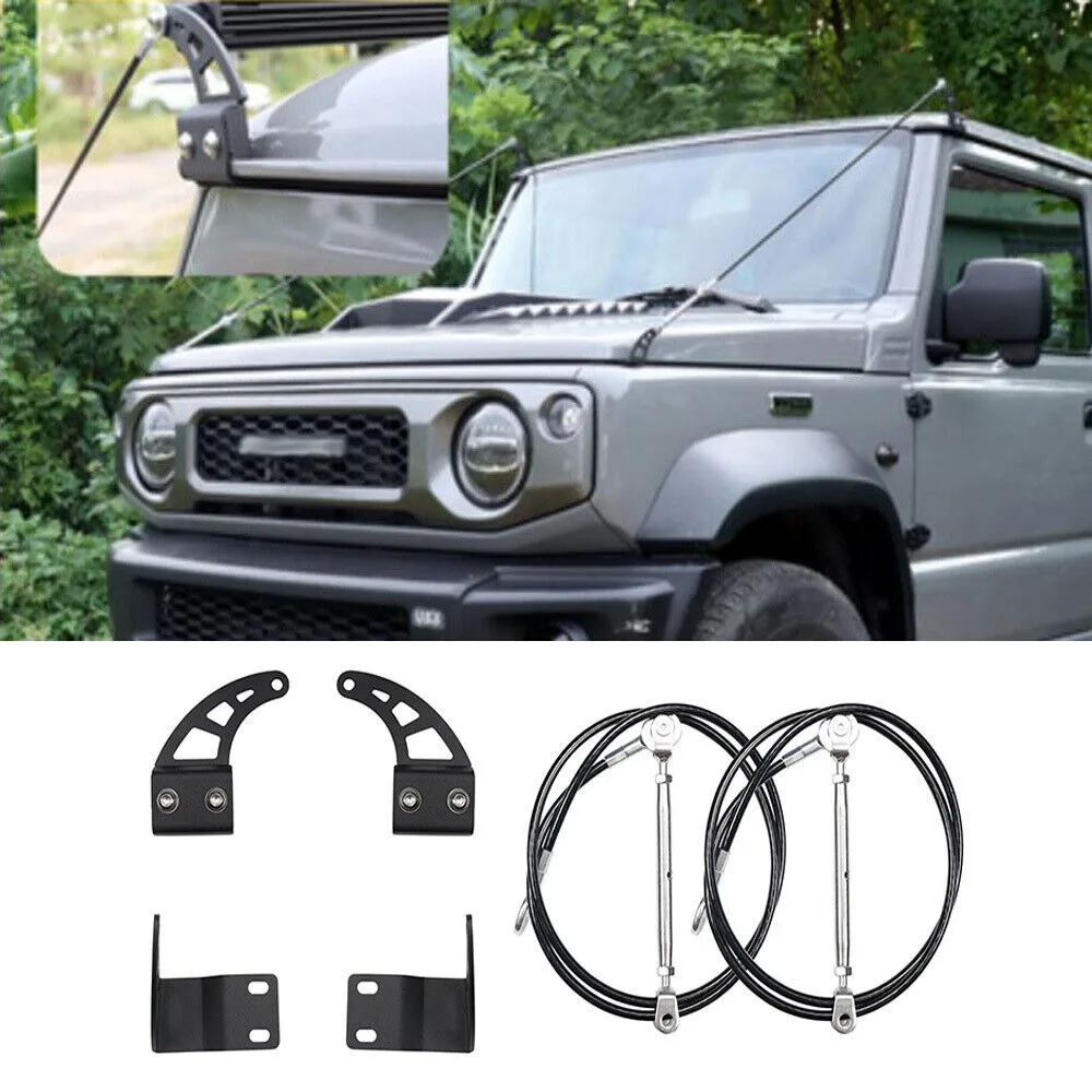 Car Refit Car Front Branch Branching Line Decorative Cover Trim Fit for Suzuki Jimny  JB64 JB74 2019+ Exterior Auto Accessories