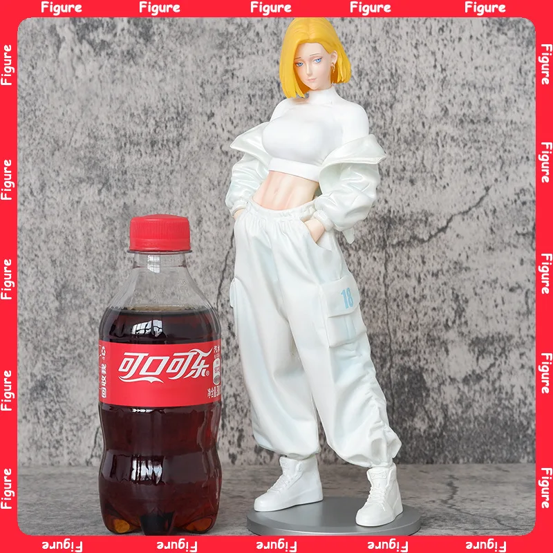 

26.5cm Anime Dragon Ball Z Android 18 Figure Android 18 Action Figure Collectible Statue PVC Model Ornamental Object Toy Gift