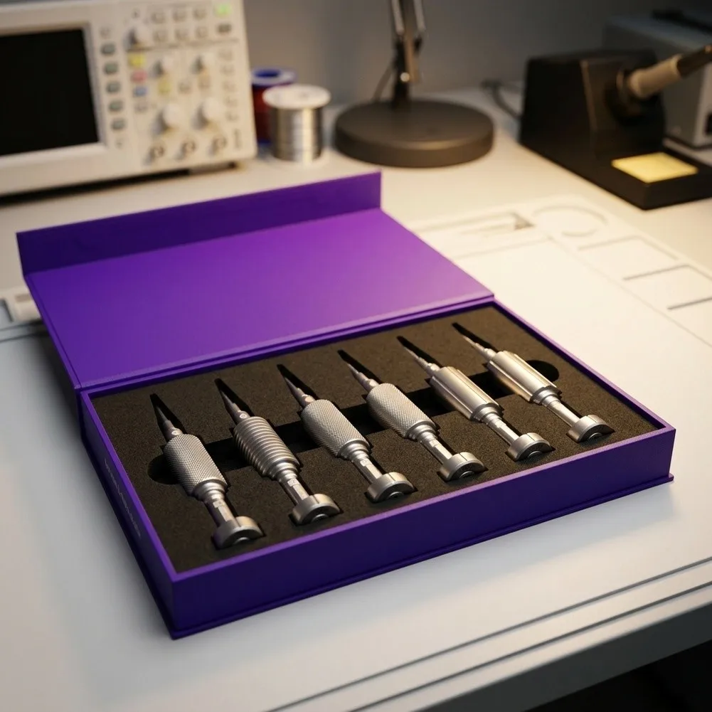 Screwdriver Set 6 Piece for Technical Maintenance Featuring Alloy Material and Controlled Rotation Performance