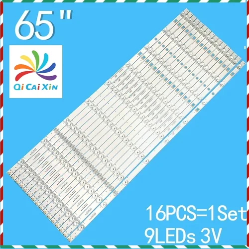 TV LED65D9-03 LED65D9-04 LED65D09-ZC14AG-01 LS65AL88A72 G65Y-T F65N 30365009207 LSC650FN05-W, 3V, 65 인치 TV용, 9LED, 720mm, 16 개/로트 