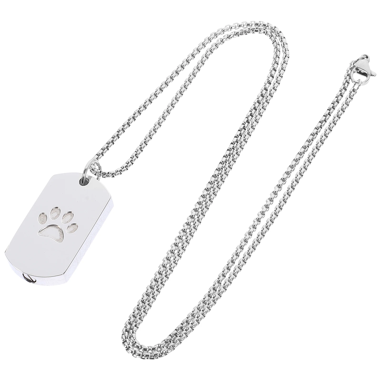 

Urn Necklace 32 5x18 5x5mm Titanium Steel Ashes Keepsake Pendant with 60cm Chain Funnel Screwdriver Memorial Jewelry