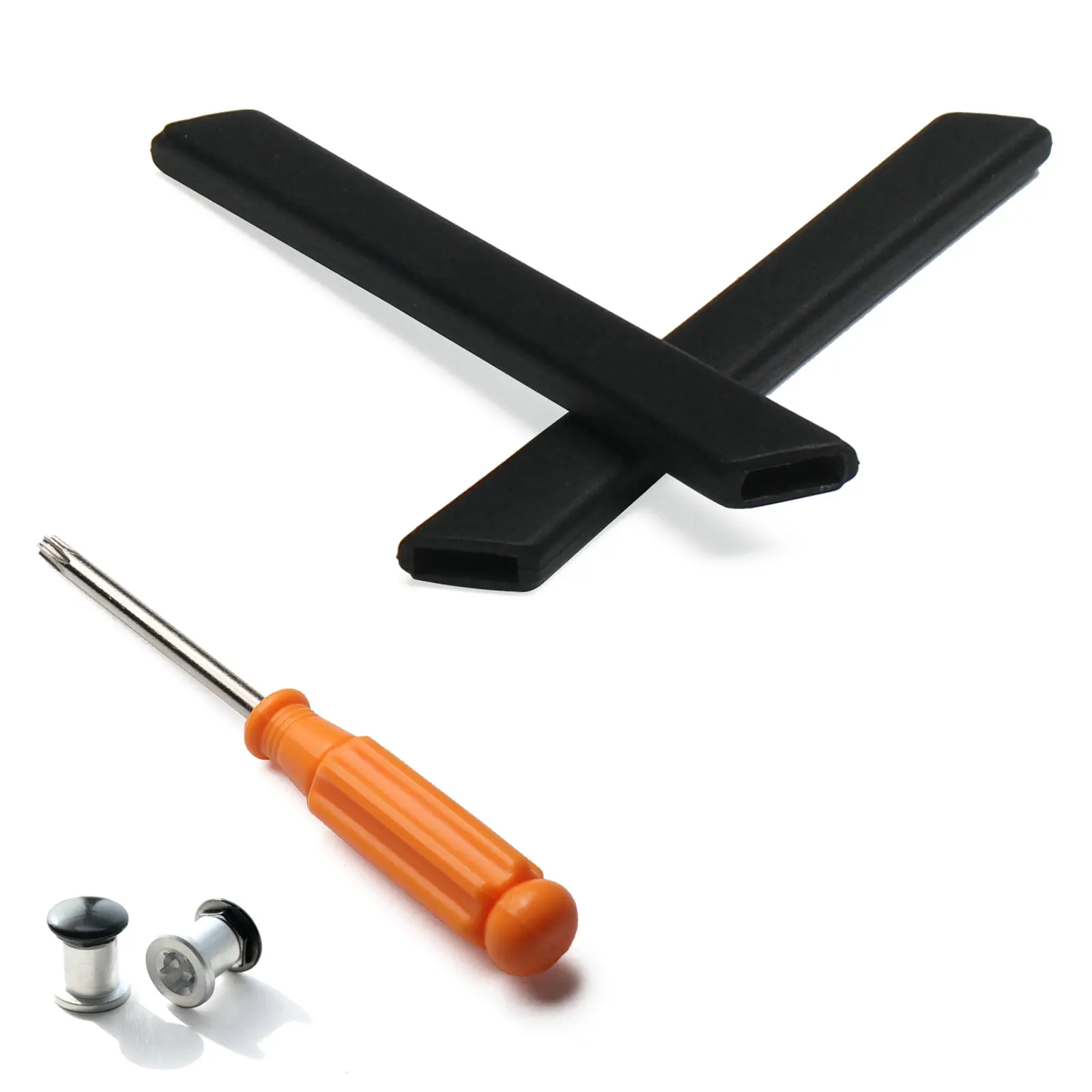 ezoptix123 Replacement Rubber Ear Socks & Bolt & Screwdriver T20 For-Oakley Jawbone Sunglasses Accessories - Multiple Colors