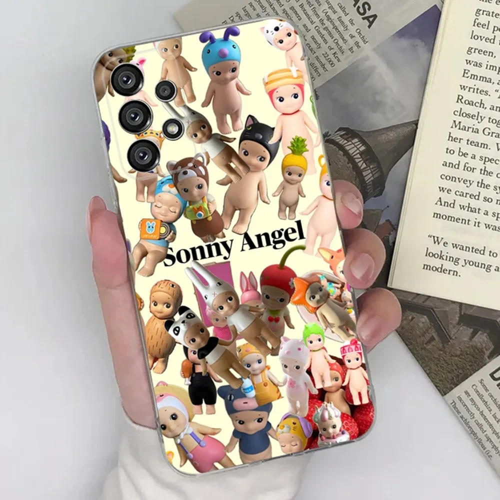 S-Sonnies Angels Fruits Phone Case For Samsung S30,S23,S21,S22,S20 Ultra,S20 FE lite,S10,S9,S8 PIus Cover Clear