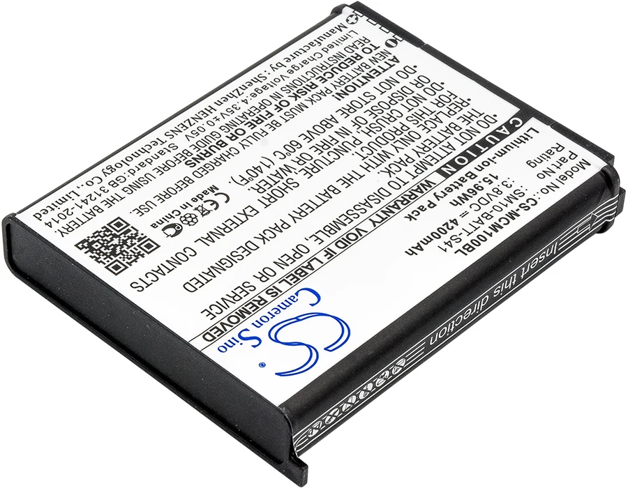 Replacement Battery for M3 Mobile SM10,SM10LTE PN:SM10-BATT-S41 4200mAh / 15.96Wh