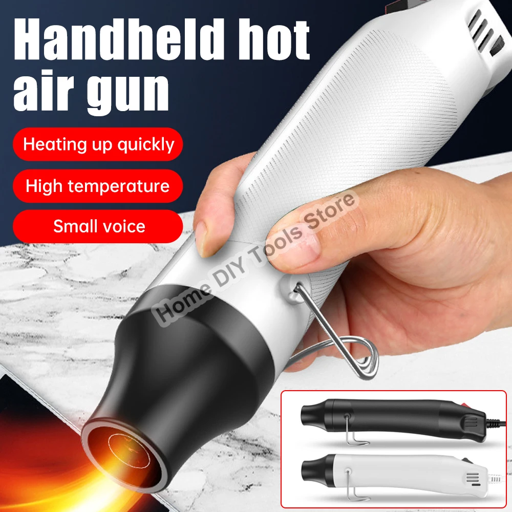 Heat Gun Electric Power Mini Hot Air Gun Blower Secador de ar para Solda Ventilador Térmico Shrink Wrapping Faça Você Mesmo Ferramentas de Solda 300w