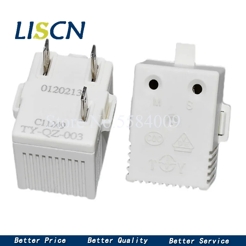 For Haier Rongsheng Hisense Refrigerator Starter TY-QZ-003 PTC Compressor Square Three-legged No-power Accessories