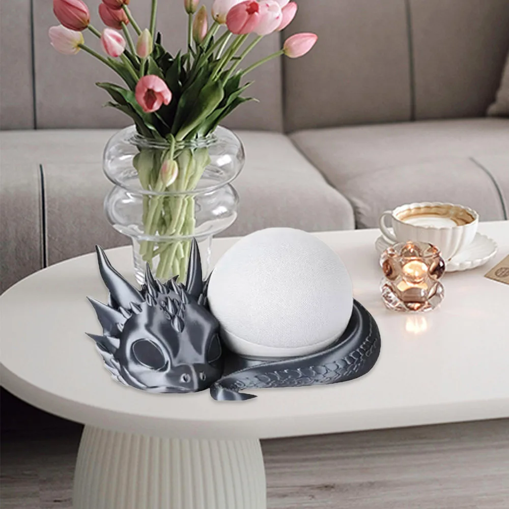 Supporto per altoparlante a forma di drago Staffa per altoparlante innovativa multifunzione Cornice dal design squisito Supporto stampato in 3D