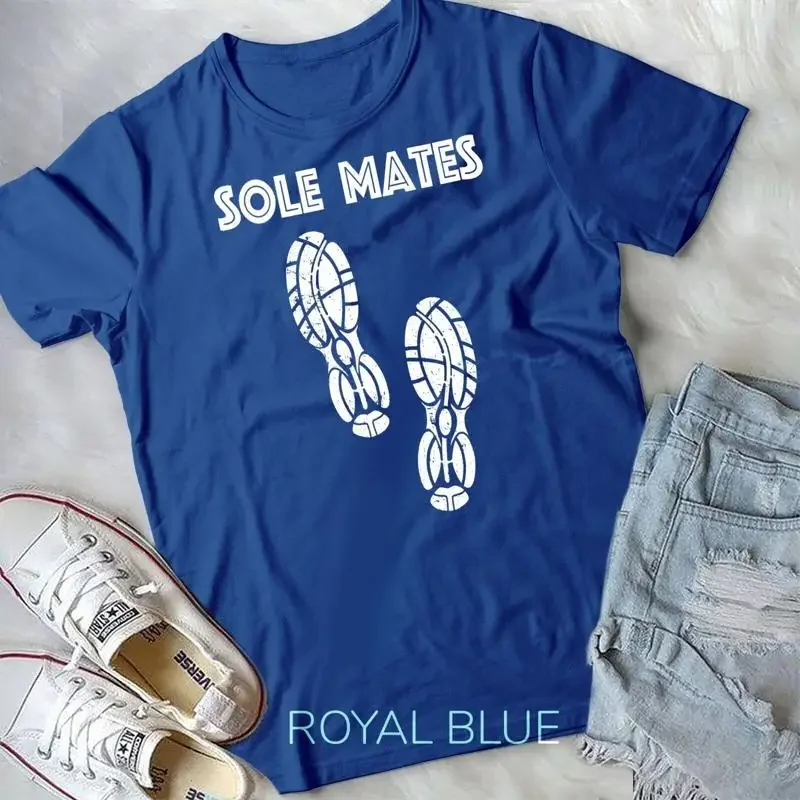 Camiseta unisex con suela divertida para correr y trotar, idea de regalo para equipo, ropa vintage