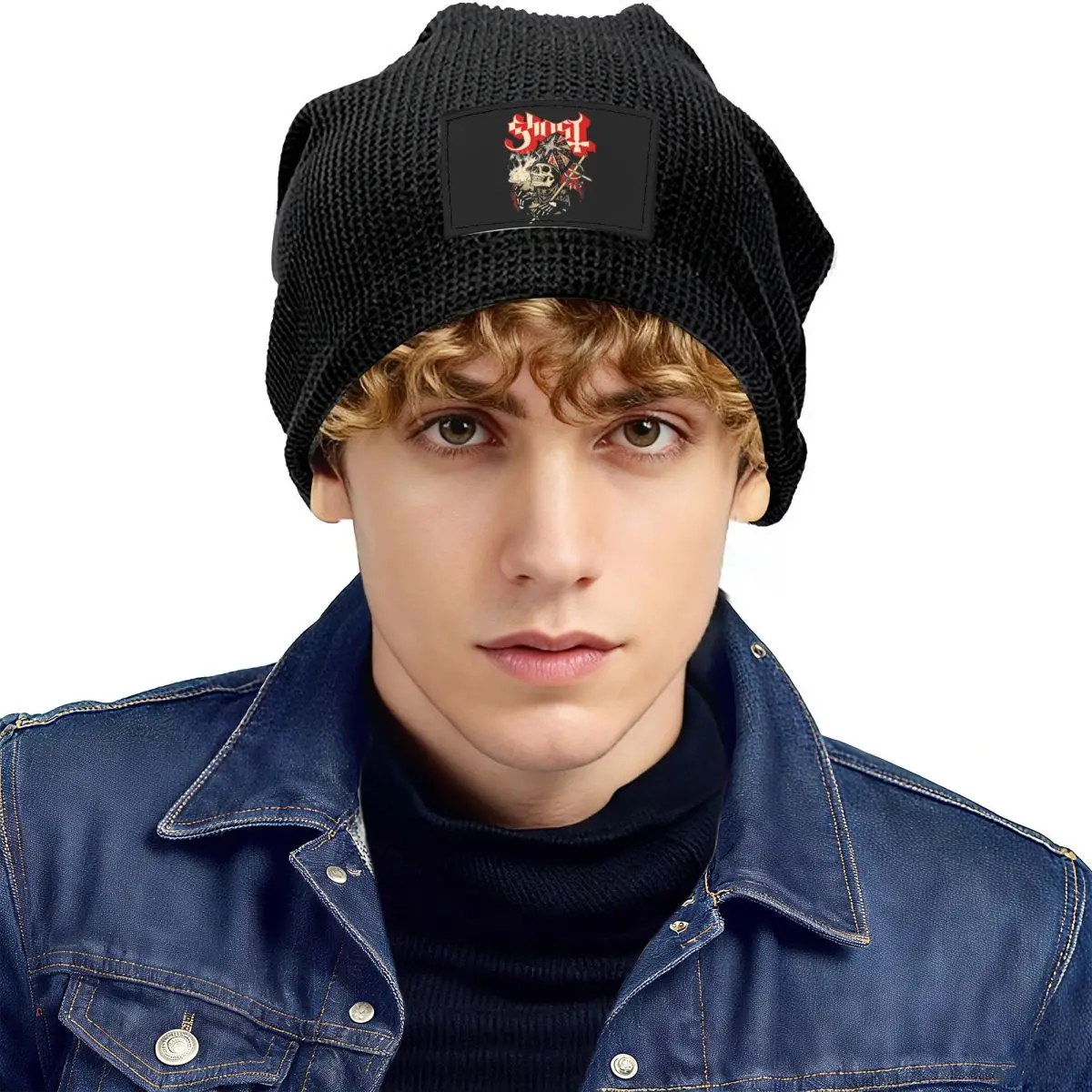 Swedish Rock Band Horror Ghost  Warm Fleece-Lined Cap Hip Hop Bonnet Hat Autumn Winter Outdoor Beanies Hats for Unisex Adult