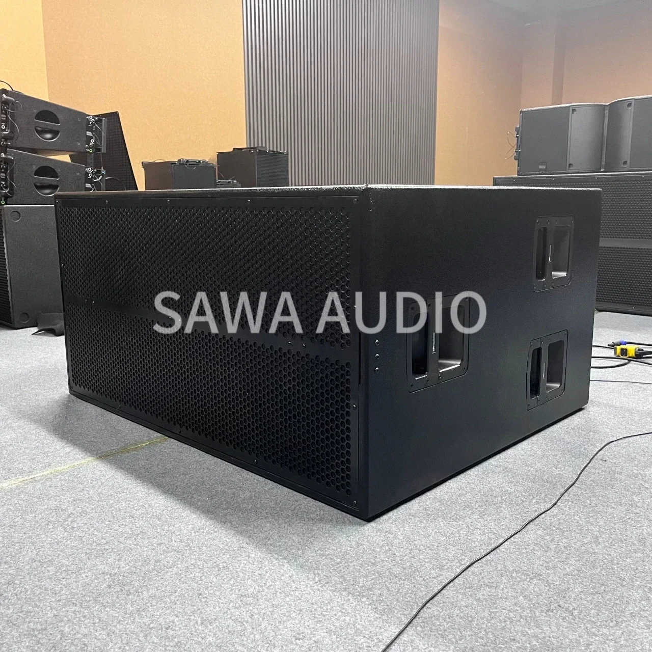 TTS 56-A Active High Power Subwoofer Dual 21 Inch Powerful Passive Powered Subwoofer Audio System PA