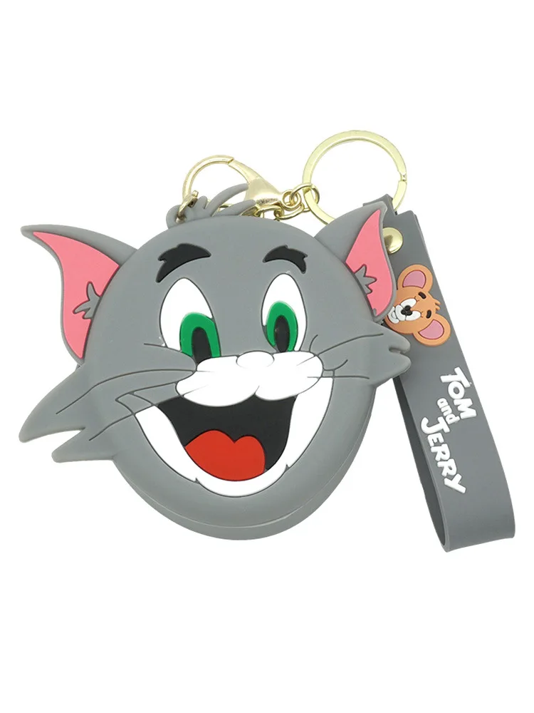 Disney Monsters-Porte-monnaie en caoutchouc souple, Mini Tom caution, porte-clés, pendentif de sac, coupe ley, portefeuille, clé de voiture, cadeau de JOOrnement, Inc