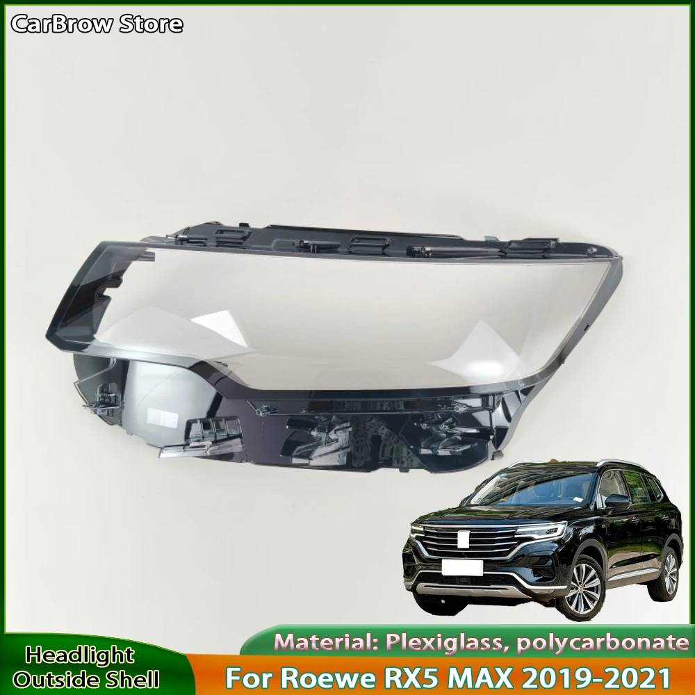 

Для Roewe RX5 MAX 2019 2020 2021, крышка передней фары, абажур, корпус фары, линза из плексигласа, замена оригинального абажура