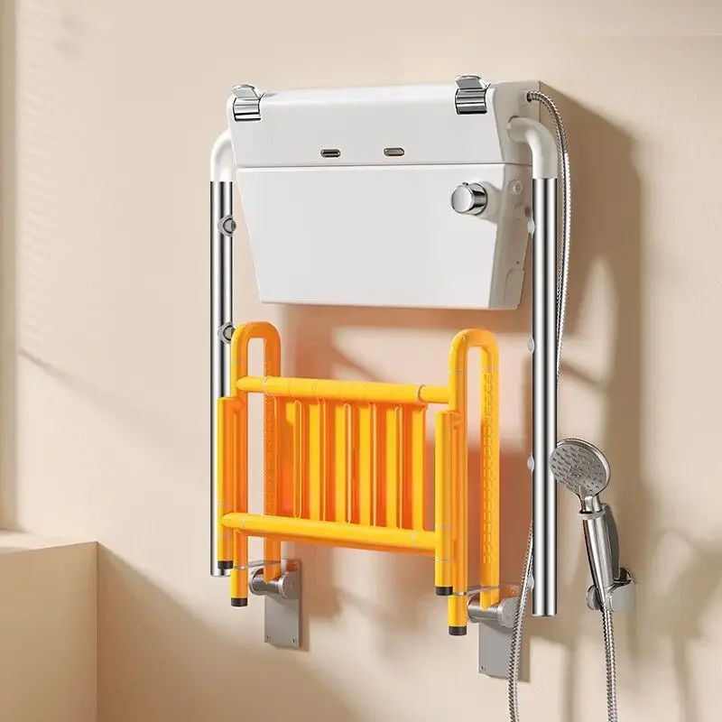 

Multifunctional bath shower stool, thermostatic wall-mounted bath