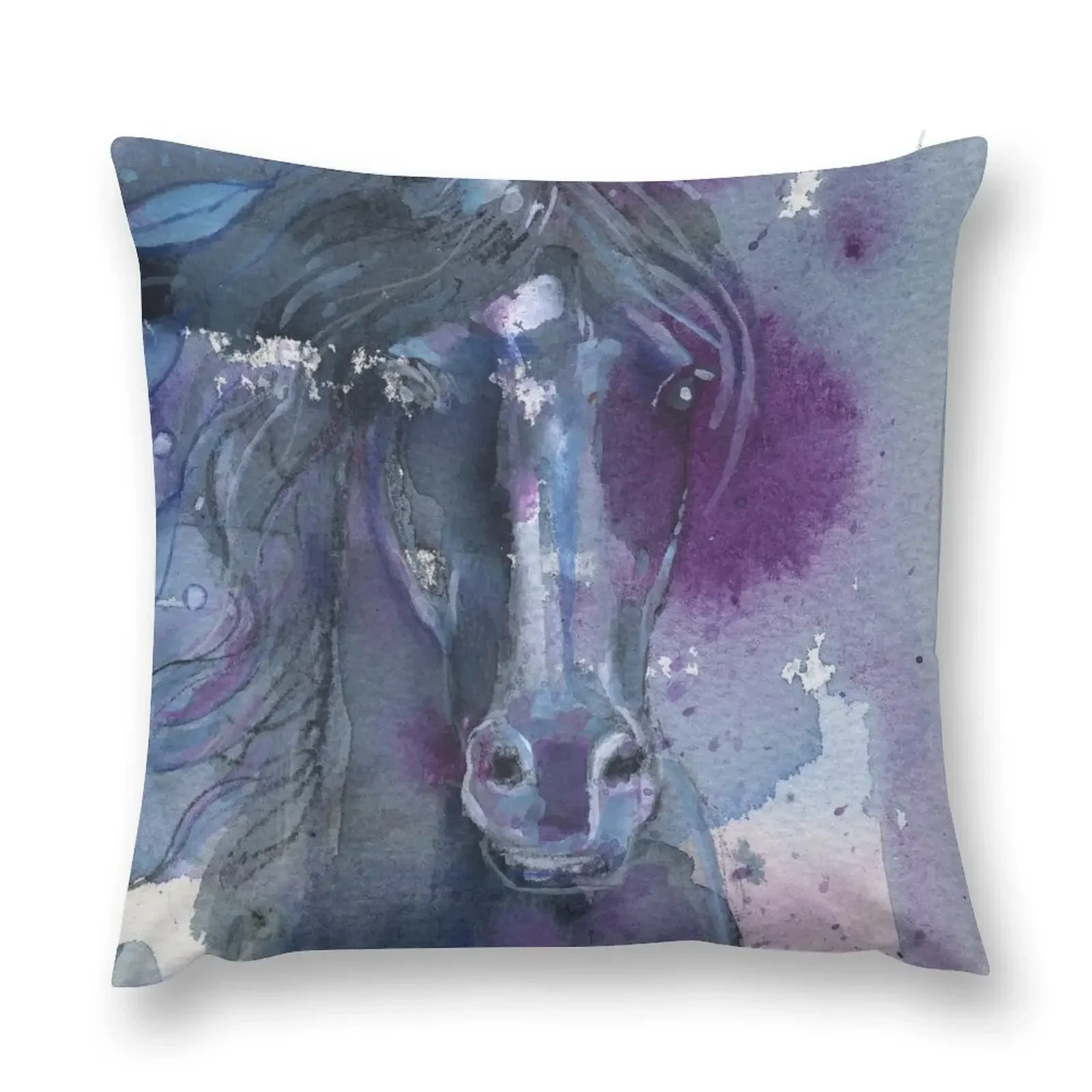 

Purple Horse Throw Pillow Christmas Pillow Covers Luxury Living Room Decorative Cushions Anime pillow