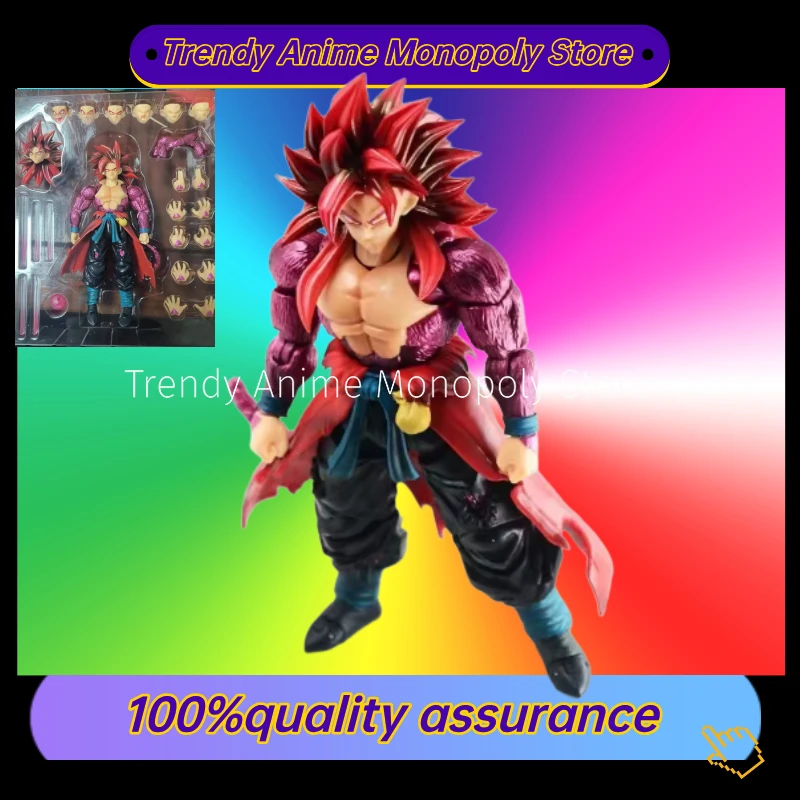 Producto en Stock, Figura de Acción Original BLACK BOMB, Dragon Ball Super 4, Goku Super Saiyan 4, Time Patrol SHF, Coleccionable
