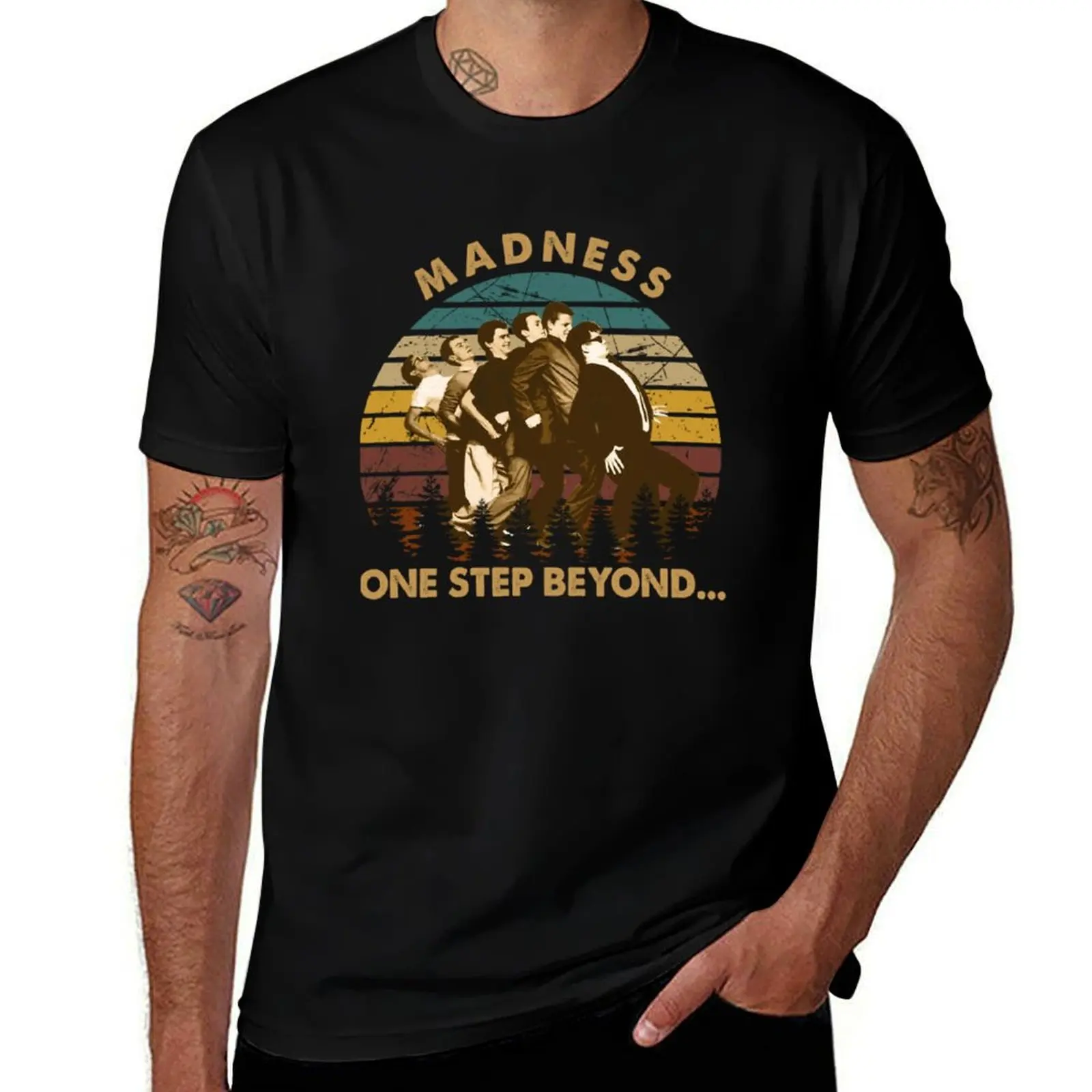 The madness retro band gift T-Shirt t shirts for man slim fit T-Shirt