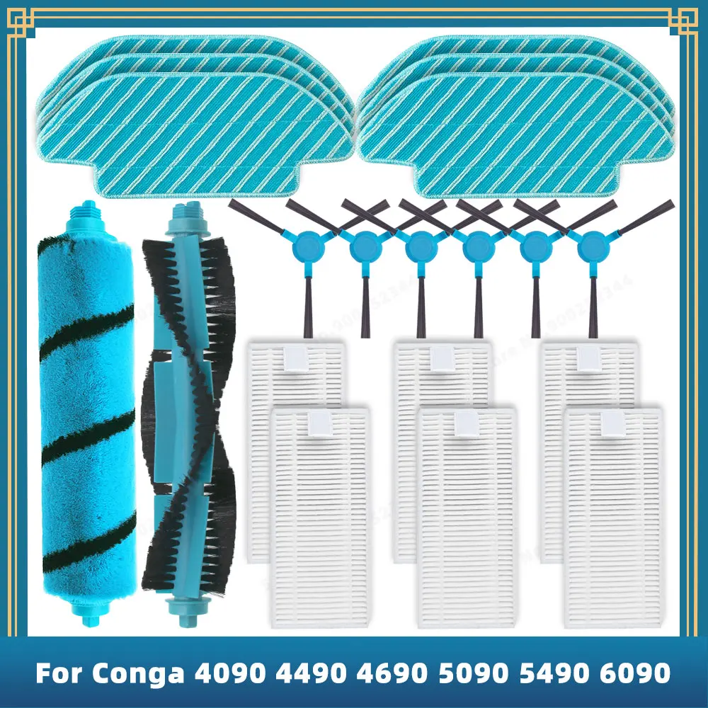 Accessoires de balayeuse,Set G--Filtre Hepa rouleau pour Cecotec Conga Accessoires de balayeuse,Set G--Filtre Hepa rouleau pour Cecotec Conga