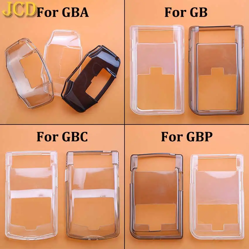 

JCD For Gameboy Color Advance TPU Clear Soft Protective Cover Transparent Shell Case For GBA GBP GB GBC Controller