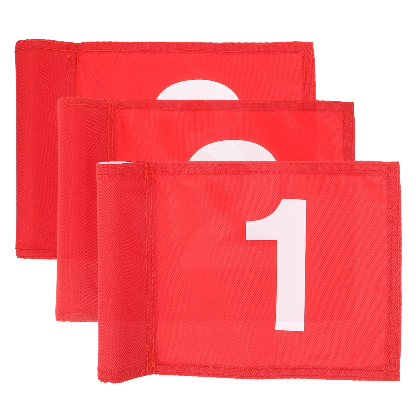 

3pcs Golfing Number Training Nylon Practice Outdoor Wear-Resistant Uv Protection Easy Install Space Saving Putting