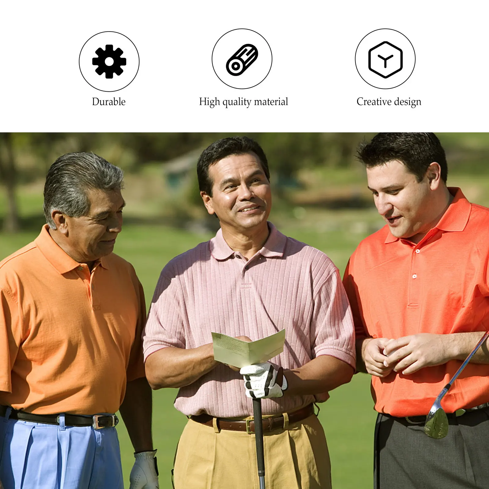 

12 шт. карточек для записи результатов в гольфе, высококачественная мелованная бумага, легкая, складная бумага для записи очков для соревнований, спортивных экзаменов