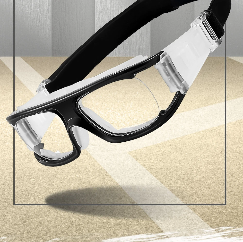 Yimaruili neue ultraleichte hochwertige Basketball Fußball Brillen Sicherheit große Feld ansicht optische verschreibung pflicht ige Sport brille Männer – Detail 2