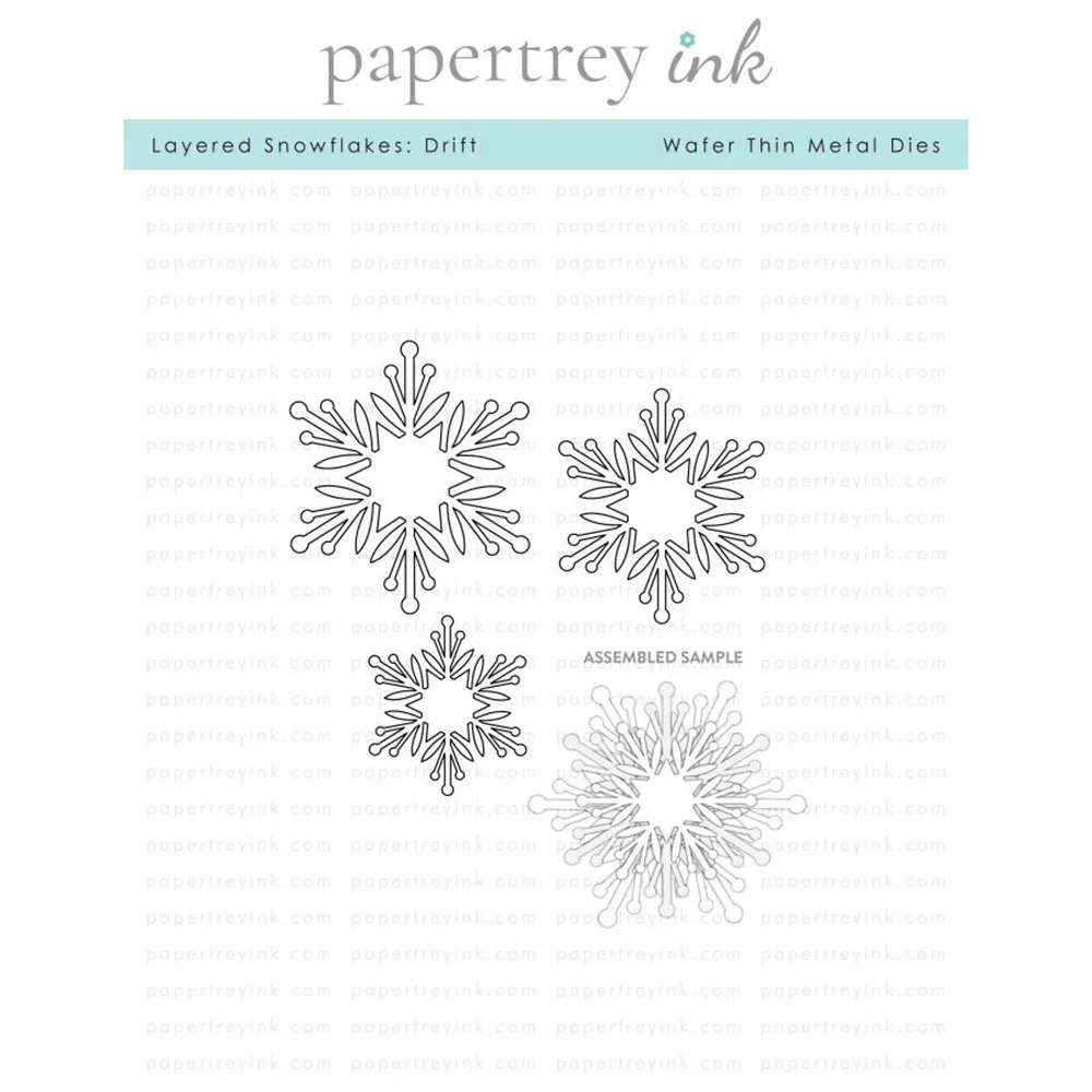 2022 AliliArts Metal Cutting Dies Layered Snowflakes #2 diy Scrapbooking Photo Album Decorative Embossing PaperCard Crafts Die