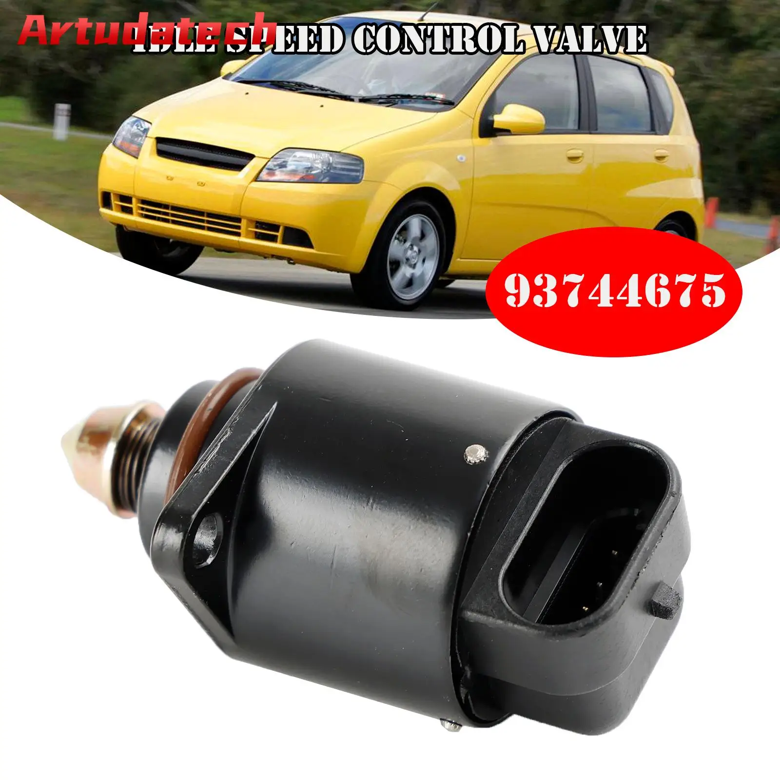 Artudatech Idle Air Control Valve 93744675 For Chevy Aveo 2004-2006 Daewoo Lanos 1999-2002 Car Accessories