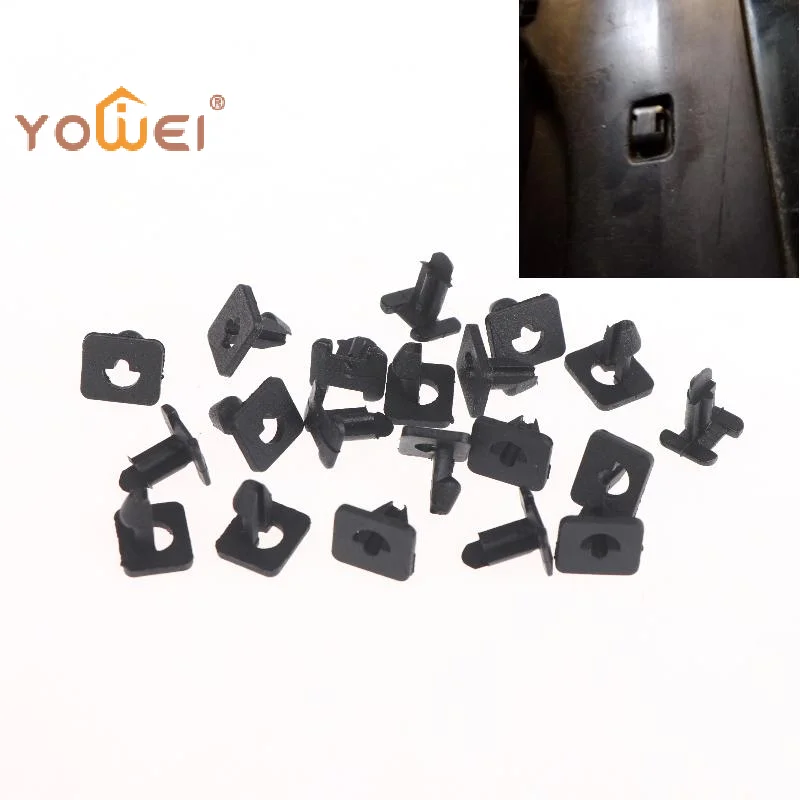 Latest 20Pcs For E32 E34 Windscreen Cowl And Scuttle Panel Trim Clips Plastic Fasteners Auto Plastic Fastener Car Accessories