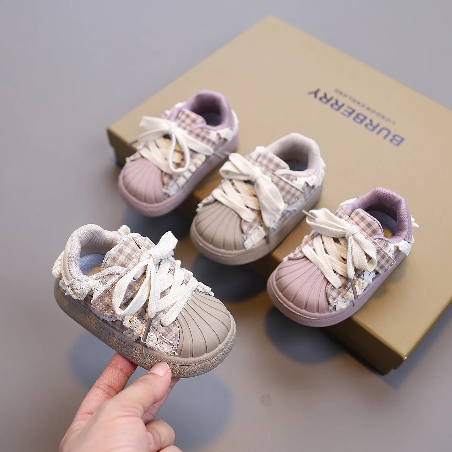 2026 New Spring Autumn Fashion Kids Causal Shoes Sport Girls Sneakers Shoes Soft Rubber Sole Flat Children Canvas Shoes 21-30