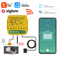 Tuya ZigBee Garage Door Control Smart Garage Door Switch Opener Controller Voice Works with Alexa Google Home Smart Life APP