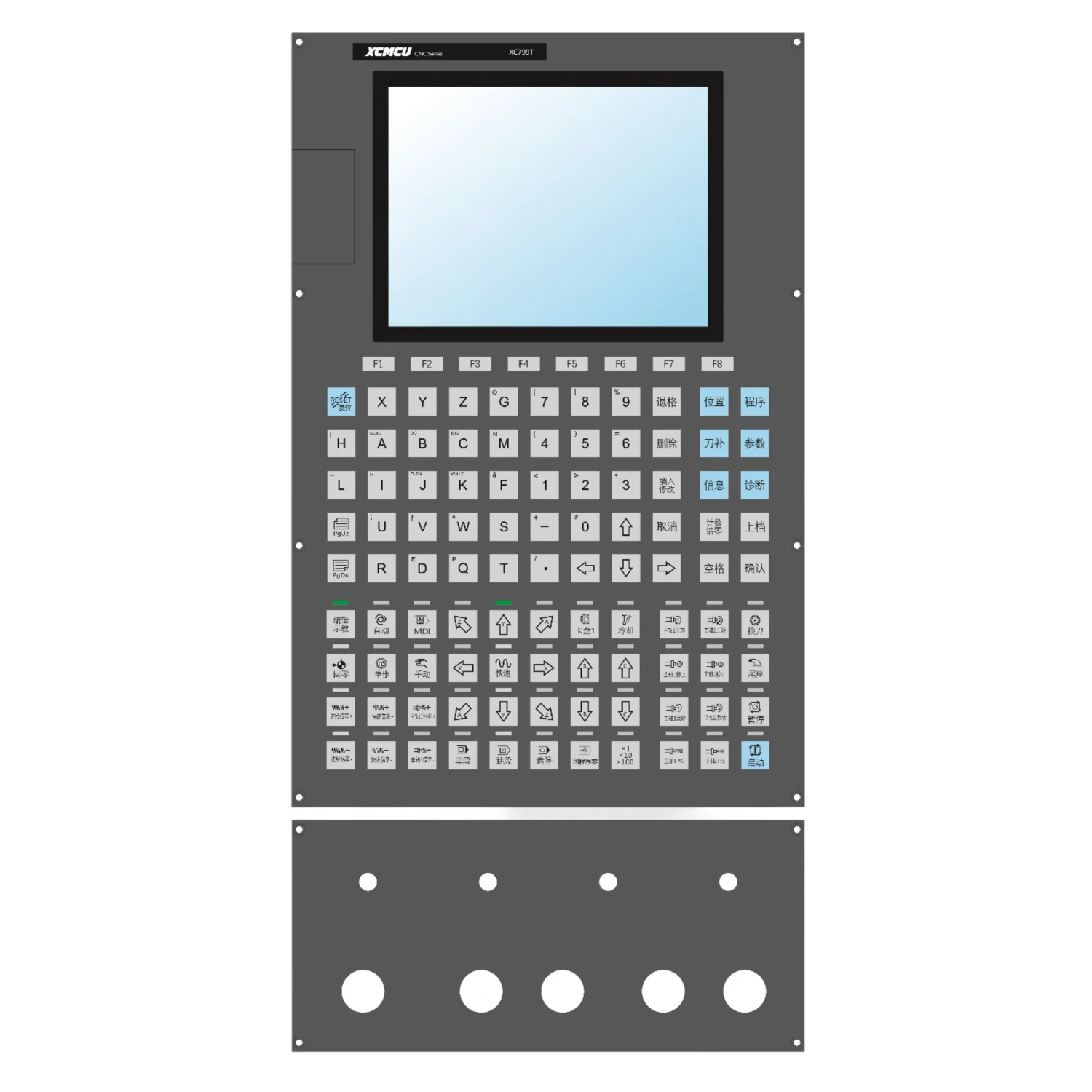 XCMCU XC799T 2~6 Axis Multifunctional CNC Lathe Control System Tool Magazine Function for Drilling and Tapping