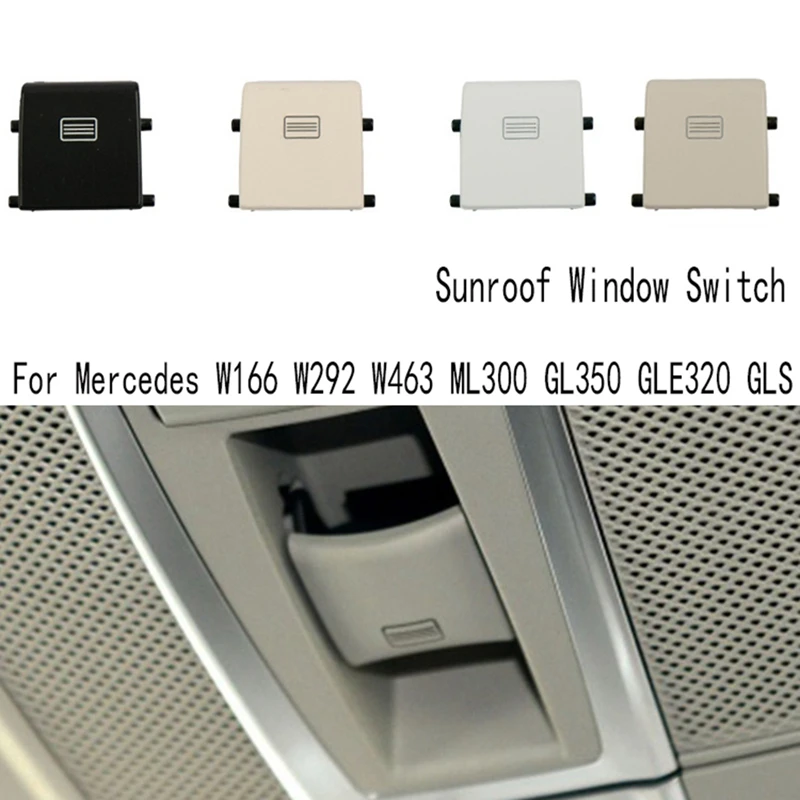 For Mercedes W166 W292 W463 ML300 GL350 GLE320 GLS Car Sunroof Window Switch Button Cover