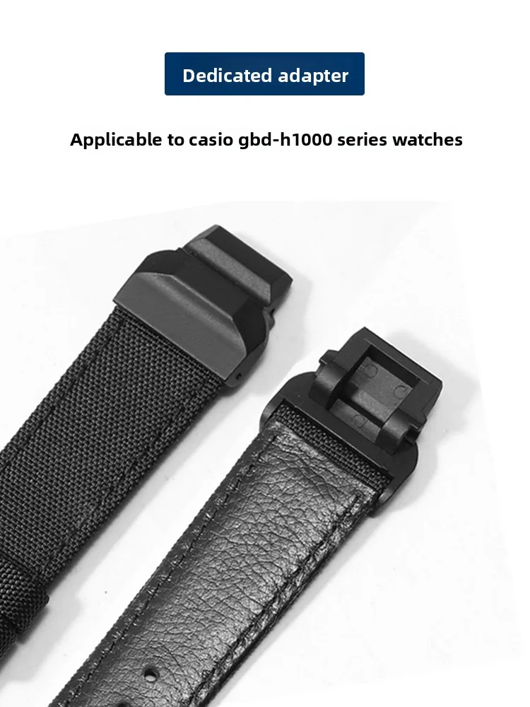 For Casio G-SHOCK Cat Intelligent Sports GBD-H1000 Series Modified Nylon Watch Strap for Men view 4
