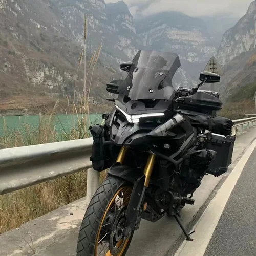 Accesorios DS525X parabrisas para Loncin VOGE 525DSX 525 DSX 2022 2023 nuevo parabrisas de motocicleta altura aumentada