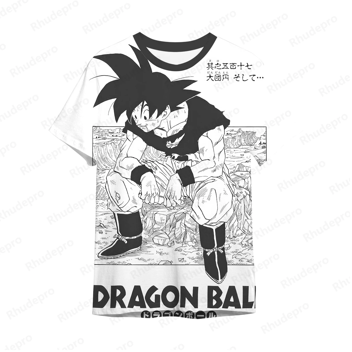 เสื้อยืดผู้ชาย Gril แขนสั้นลายดราก้อนบอลอนิเมะ2024 goku TREND Tops vegeta shirt เสื้อผ้า Y2k ที่มีคุณภาพสูง